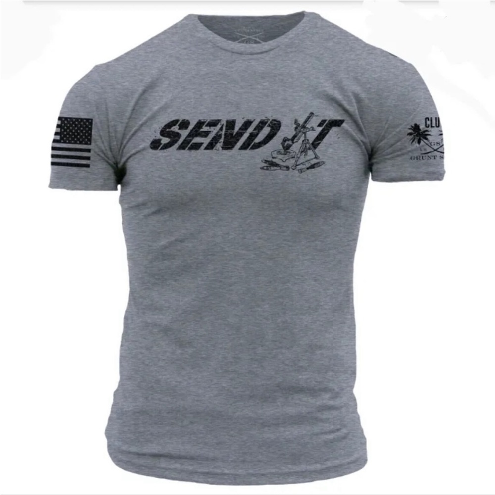 Grunt Style Womens Tee “Send It” brand new size Large